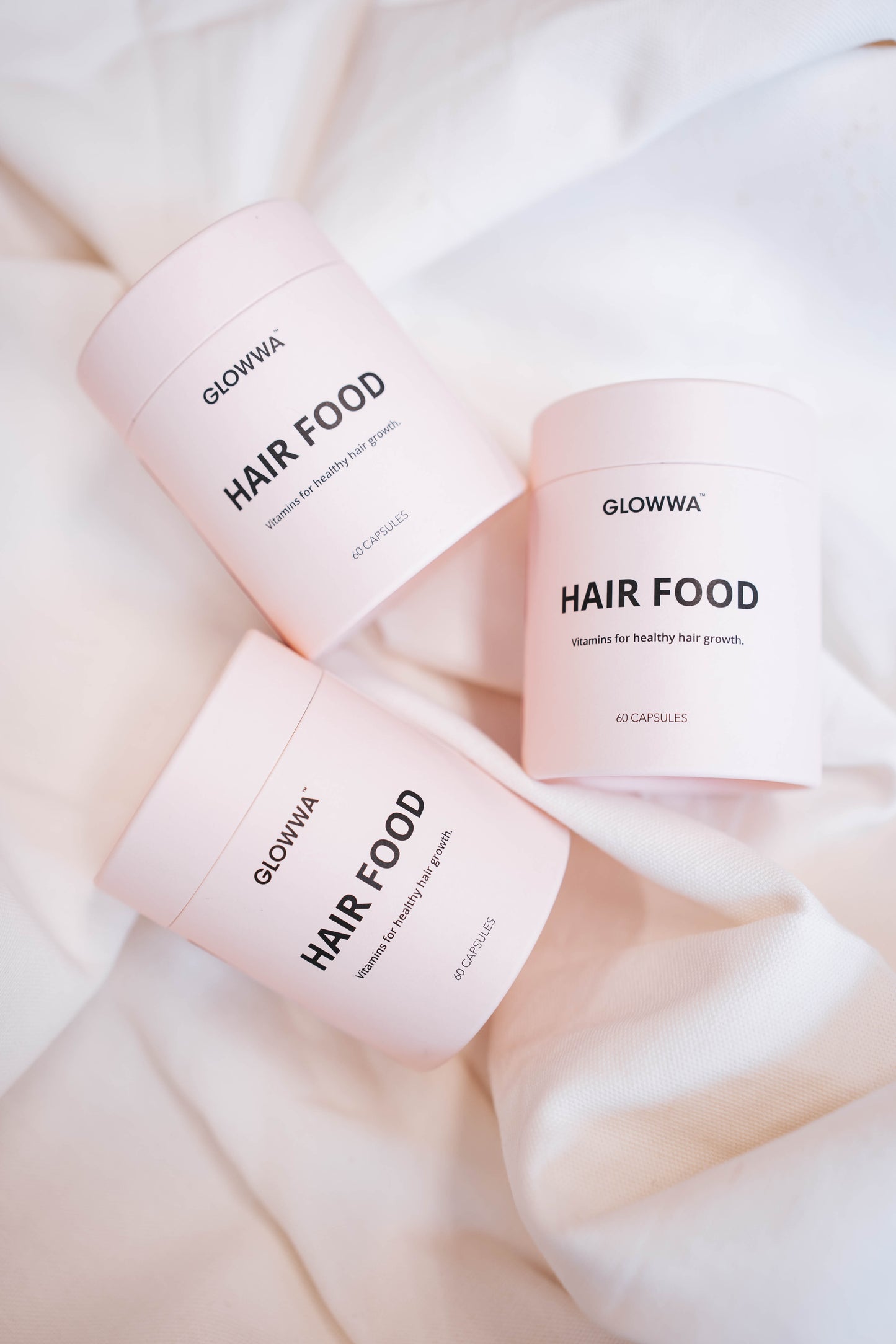 GLOWWA Hair Food 3 potjes + Gratis Tas