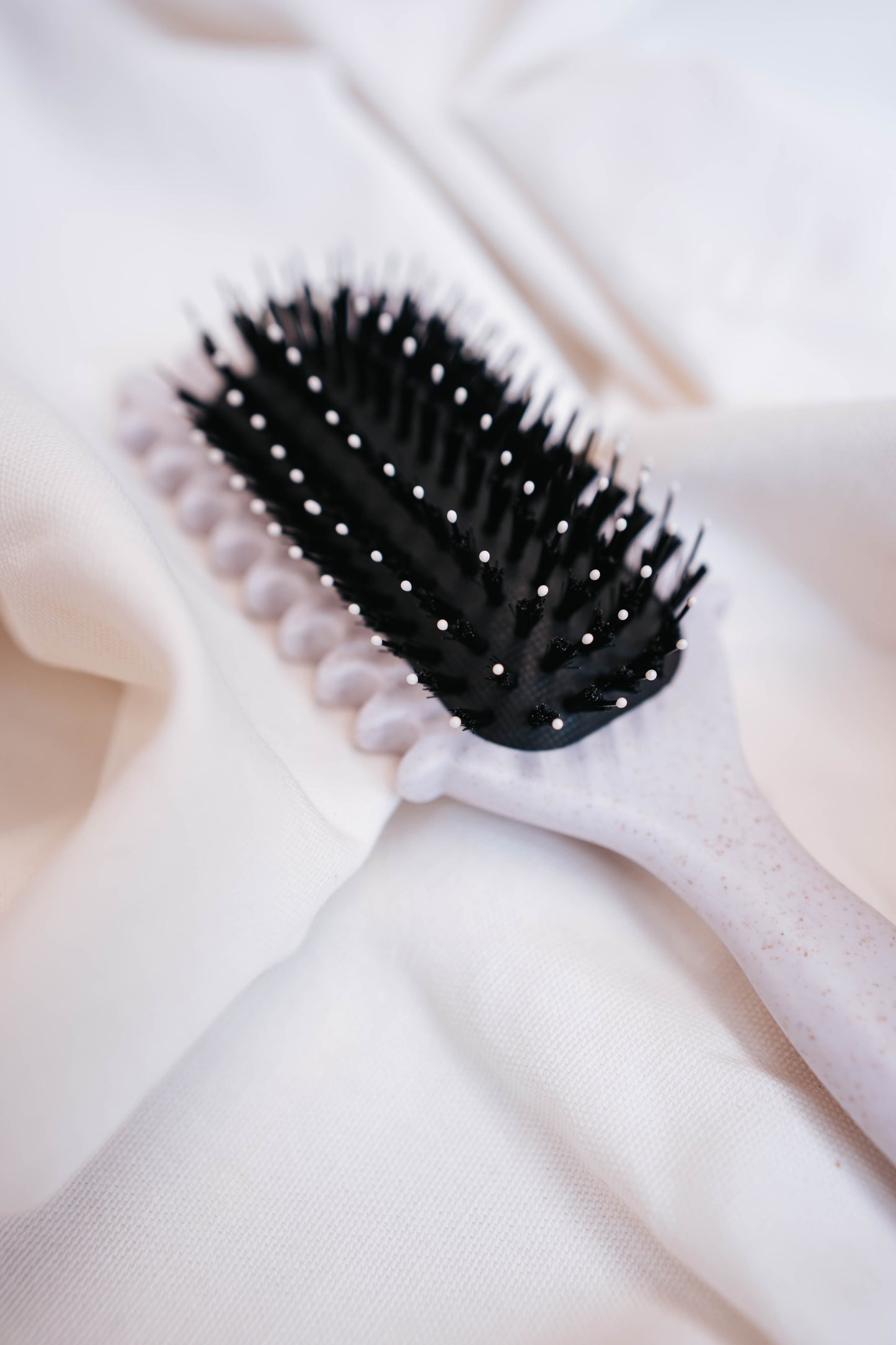 Krullen borstel Beige