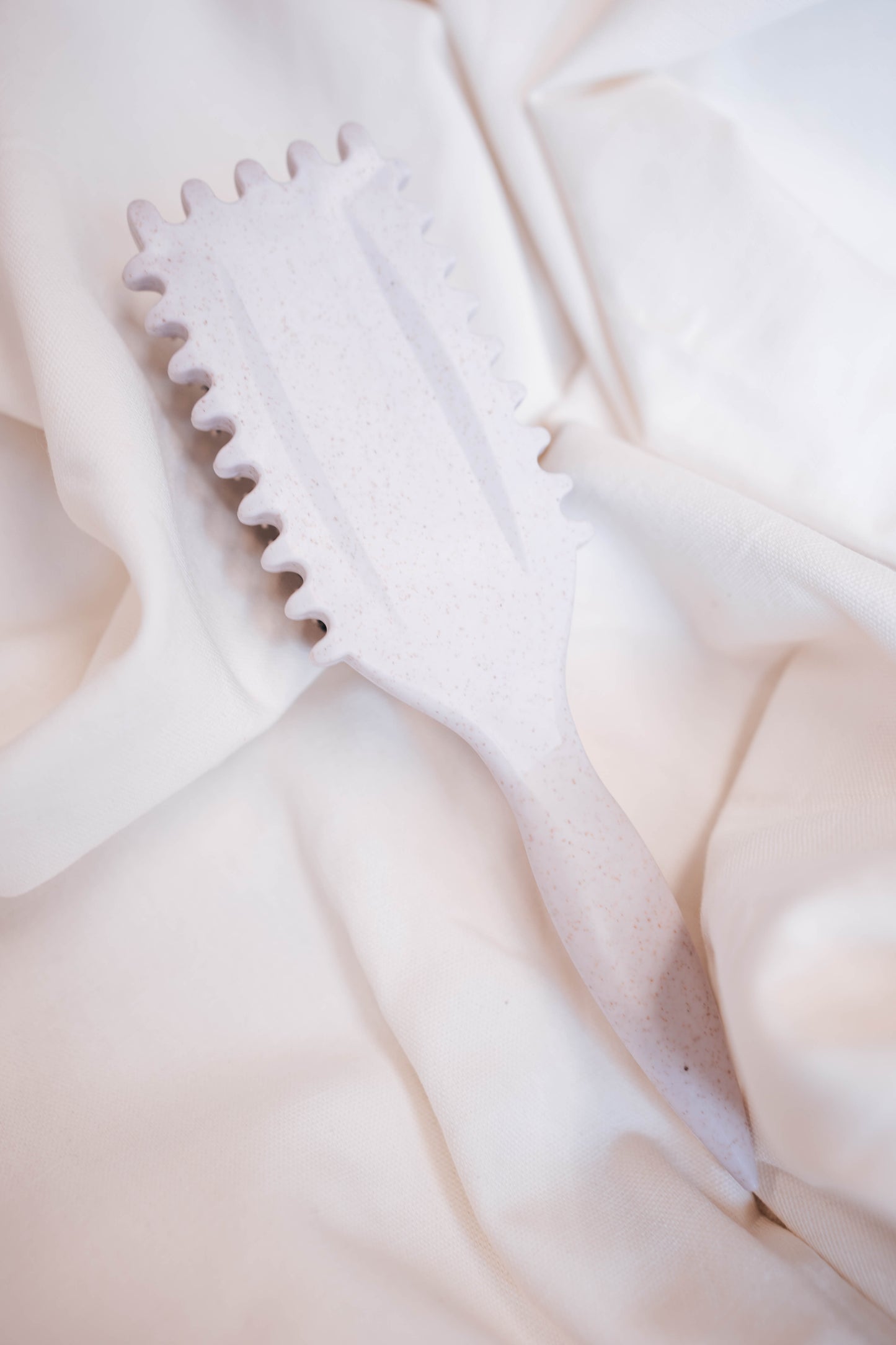 Krullen borstel Beige