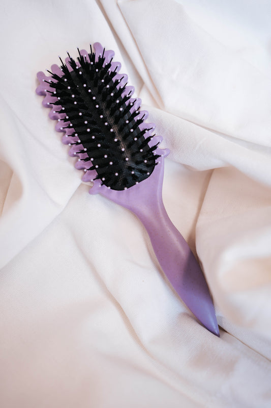 Krullen borstel Paars