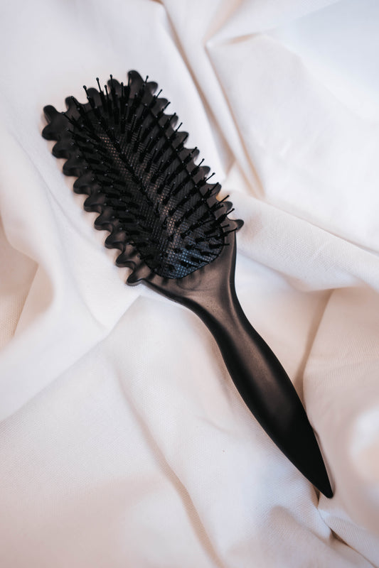 Krullen borstel Zwart